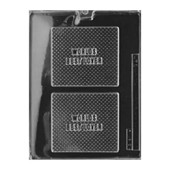 World's Best Lover Card Chocolate Mold {1}