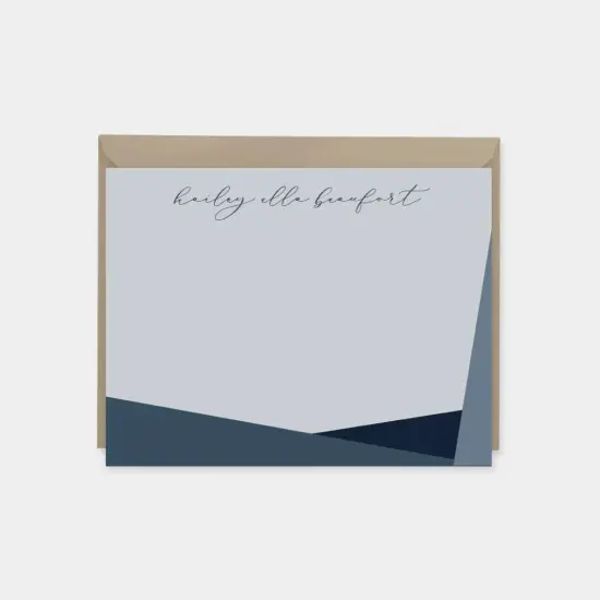 Color Block Note Cards IV {1}