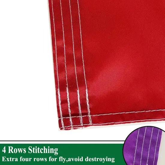 Progress Pride LGBTQ Flags 3x5 Outdoor Sewn Stripes- Rainbow Inclusive Progressive Pride Flag Heavy Duty Nylon UV Fading Resistant for Outside {3}