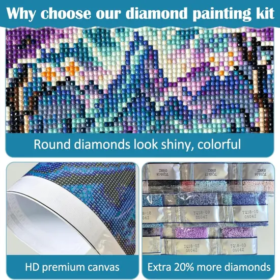 Pumpkin Sunflower Leaf Diamond Art Kits for Adults {4}