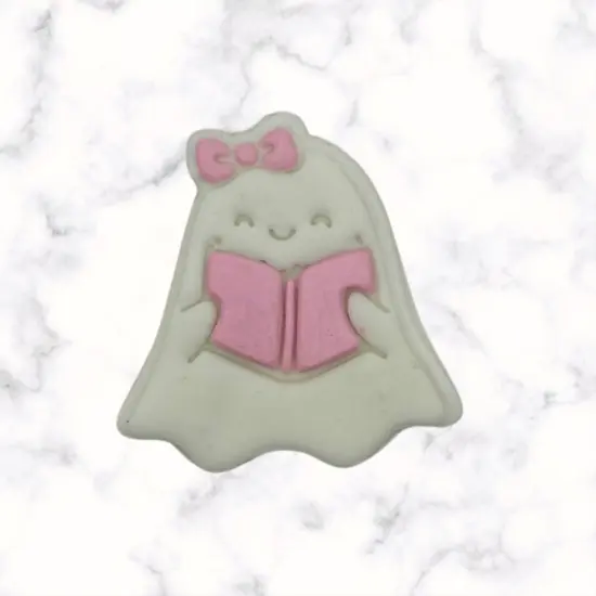 Reading Ghost Cookie Cutter and Stamp {2}