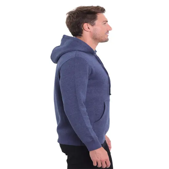 Threadfast Apparel&reg;Unisex Epic Fleece Pullover Hooded Sweatshirt HEATHER NAVY {3}
