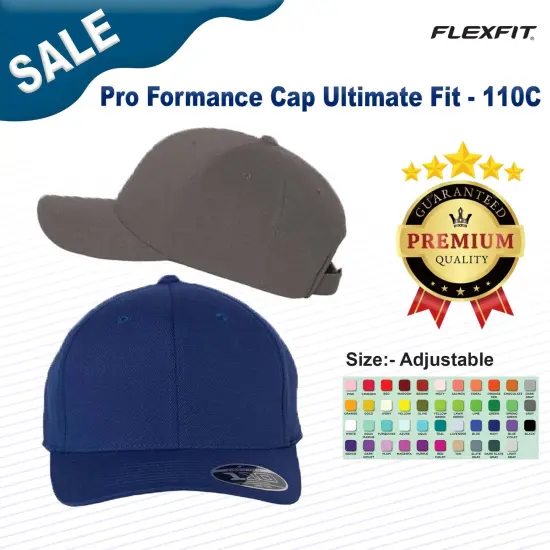 Flexfit&reg; Pro-Formance Cap Ultimate Fit Black {3}
