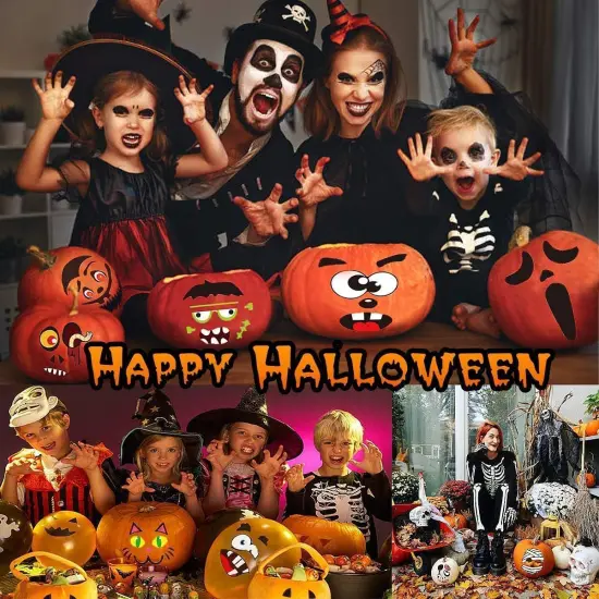 Halloween Pumpkin Stickers {3}