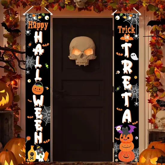 Trick or Treat Door Banner - Halloween Decorations {1}