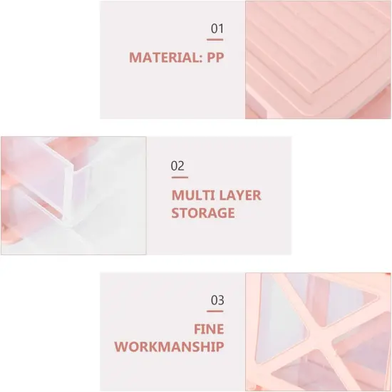 3 Drawer Cube Storage Organizer for Home Office,3 Drawer Desktop Organizer {4}