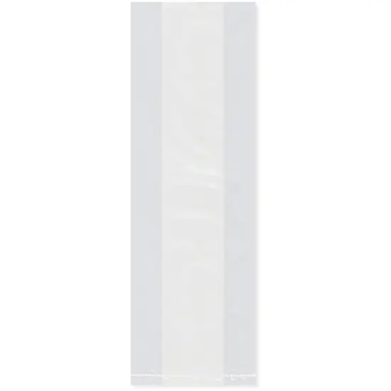 Plymor 4" x 2" x 12" (Pack of 100), 2 Mil Gusseted Plastic Bags {1}