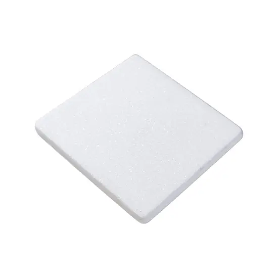 Craft Express 4 Pack Square Marble Sublimation Coasters &ndash; 4"x4" White Stone Blanks {4}