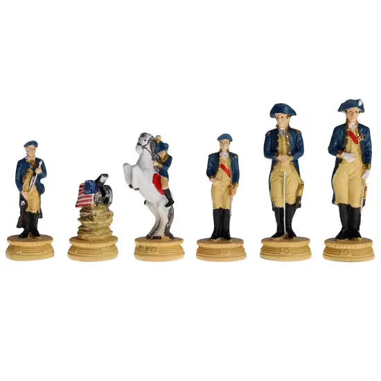 WE Games American Revolutionary War Chess Pieces, 3.5 inch king {2}