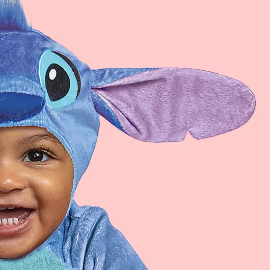 Baby Stitch Costume Soft Blue Jumpsuit with Headpiece Perfect for Halloween and Community Events {5}