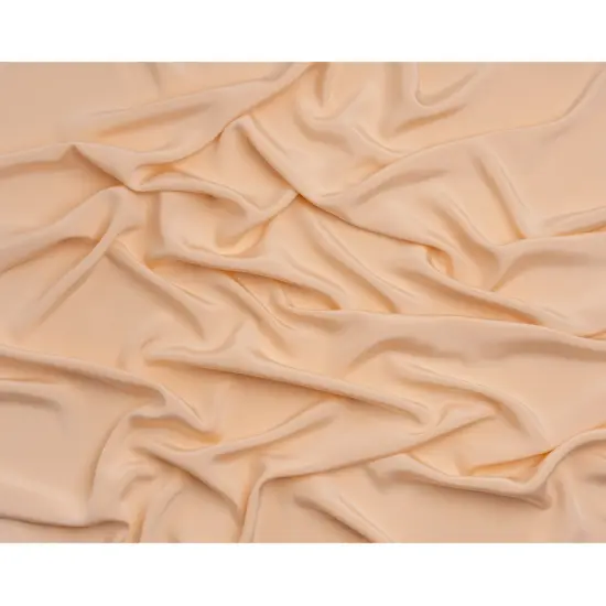 1 Yard Premium Pale Blush 4 Ply Silk Luxurious Fabric 44" Wide for Formalwear & Designer Apparel {3}