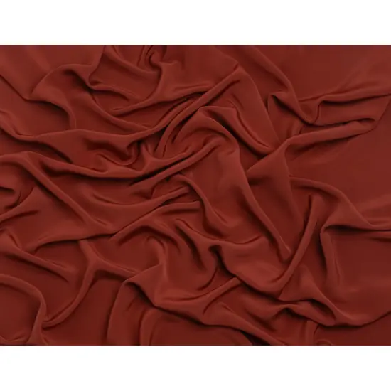 1 Yard Mahogany 4 Ply Silk Premium Fabric 44" Wide for Blouses, Pantsuits & Formal Fashion {3}