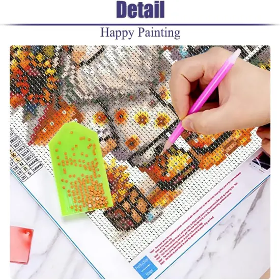 5D DIY Highland Cattle Diamond Art Kits for Adults {5}