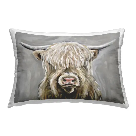 Traditional Cattle Portrait Design by Lee Keller Throw Pillow  {1}
