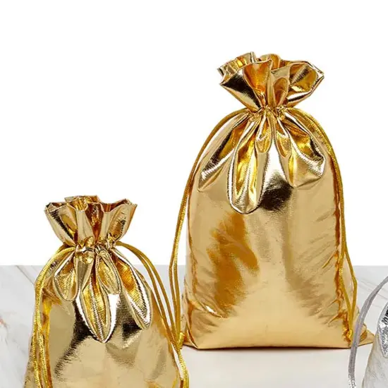 Metallic Lame Bag 5" x 7" Sleek and Durable {3}