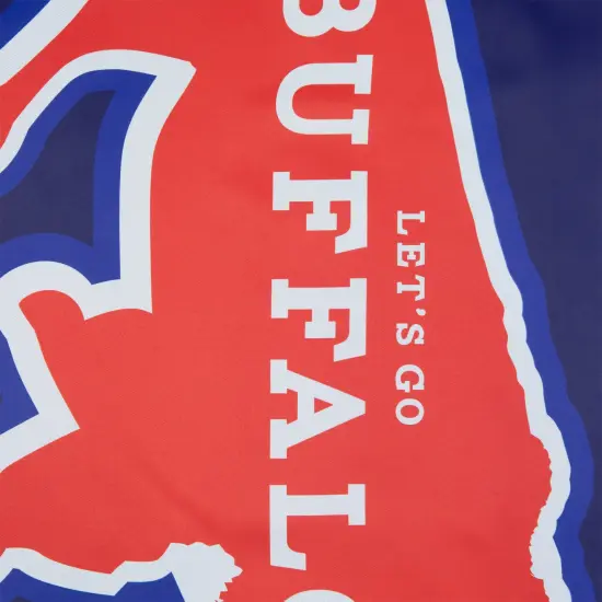 Northlight Red and White Let's Go Buffalo Outdoor House Flag 40" x 28" {7}