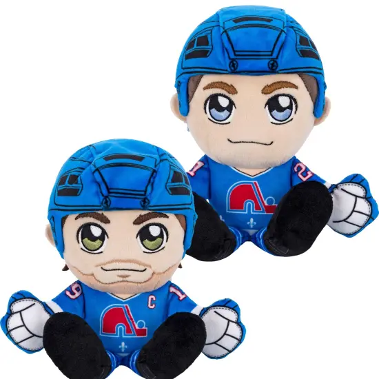 Bleacher Creatures Quebec Nordiques Bundle: 8" Joe Sakic & Peter Forsberg Kuricha Plushies {1}
