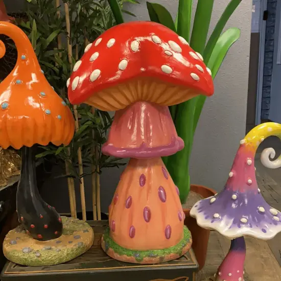 Small Jelly Mushroom Over Sized Statue {3}