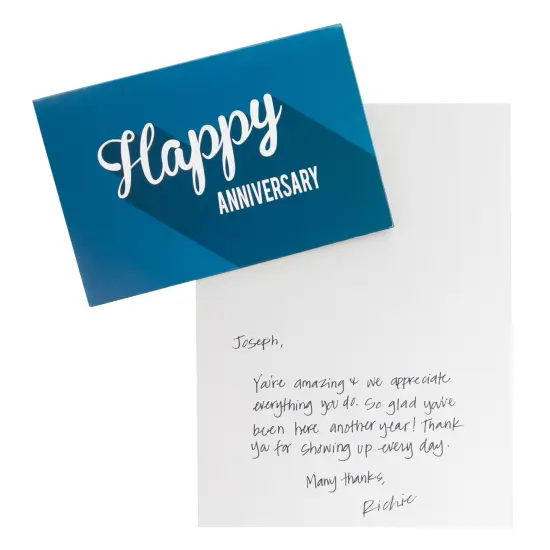 36 Pack Happy Anniversary Cards Bulk with Envelopes - Work, Wedding, Employee Appreciation Cards (Retro Design, Blank Inside, 4x6 In) Multicolor {7}