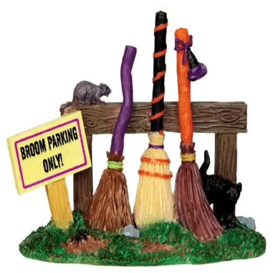 Lemax Broom Parking Rack {1}