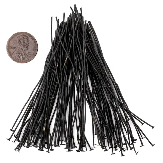 The Bead Chest Midnight Brass 21 Gauge 3 Inch Head Pins (Approx 100 pieces) {2}