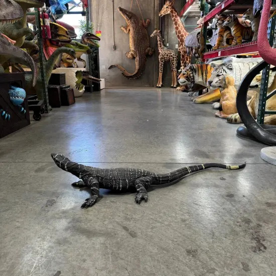 Lace Monitor Life Size Statue {6}