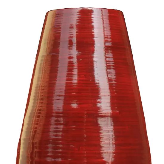 Uniquewise Tall Cylinder Bamboo Floor Vase Decorative Accent for Hotel Lobbies and Spa, Perfect Decor for Living Room or Hallway {8}