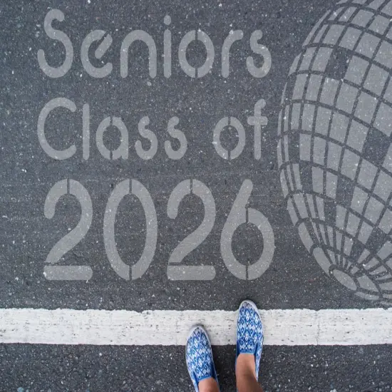 Neon Class of Parking Space Stencil | High School Senior Parking Spot Stencil | Reusable Stencil | Stencil Ease | {2}