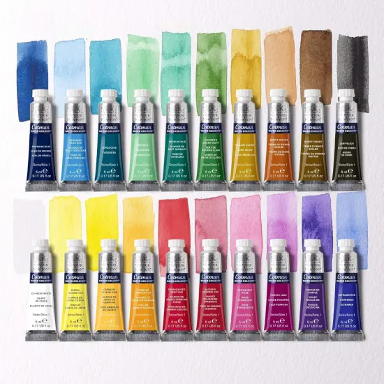 Cotman Watercolor Paint Set, 20 Colors, 5ml (0.17-oz) Tubes {4}