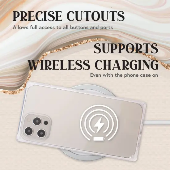 Insten Case for iPhone 12 Pro / iPhone 12 Case 6.1 Inch, Soft TPU Protective Cases with Reinforced Corners, Shock Absorption, Crystal Clear Slim Cover for Women Girls {3}