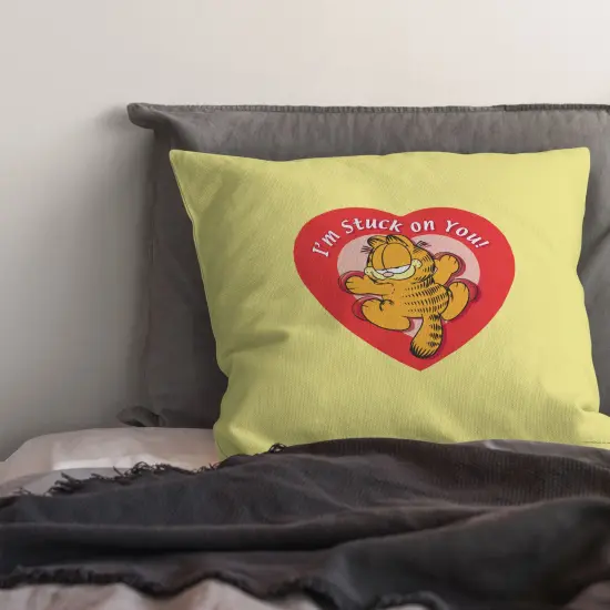 Nickelodeon Garfield Valentine's Day Throw Pillow 18&times;18 Inches Stuck on you {4}