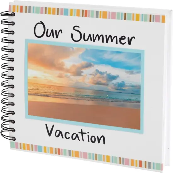 Scrapbook Photo Album for Family Photos, Wedding Guest Book, Anniversary (40 Sheets) {4}