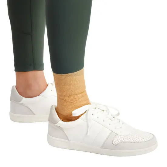 6-Rolls Self Adherent Bandage Wrap, Vet Tape - 4 In x 5 Yds Breathable, Elastic Cohesive Wrap Tape for Wrist, Swelling, Sports, Tattoo (Tan) {7}