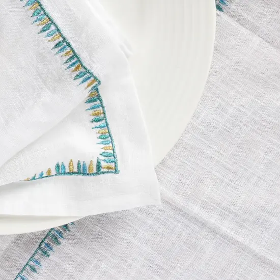 Vibrant Heritage Embroidered Napkin-Set of 2 {2}