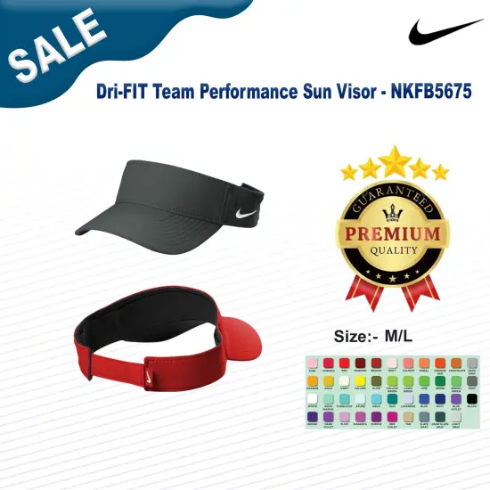 Nike&reg; Dri-FIT Team Performance Sun Visor Anthracite {3}