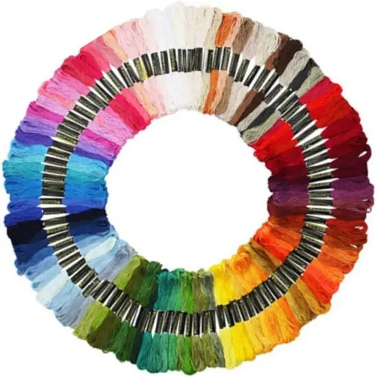 100PCS Embroidery Floss Cross Stitch Kits {4}