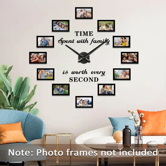 3D Clock Hands, DIY Wall Clock Hands Needles with Clock Quartz Mechanism for 3D Home Art Decor {2}