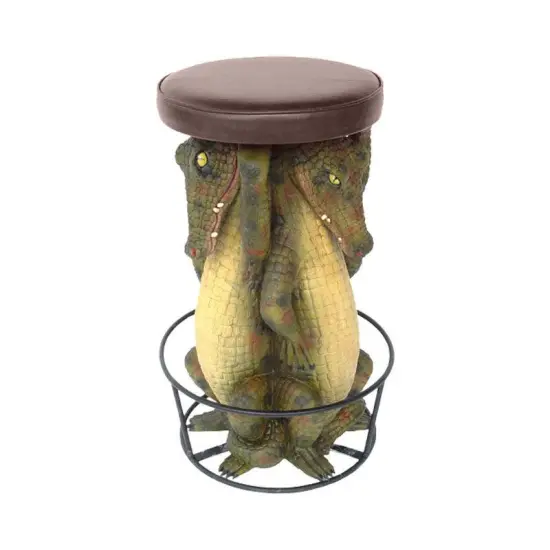 Crocodile Barstool Over Sized Statue {1}