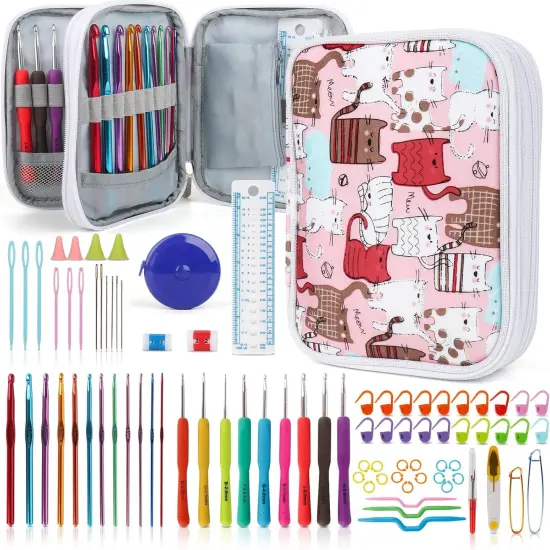 Katech Crochet Hooks Kit with Case {1}