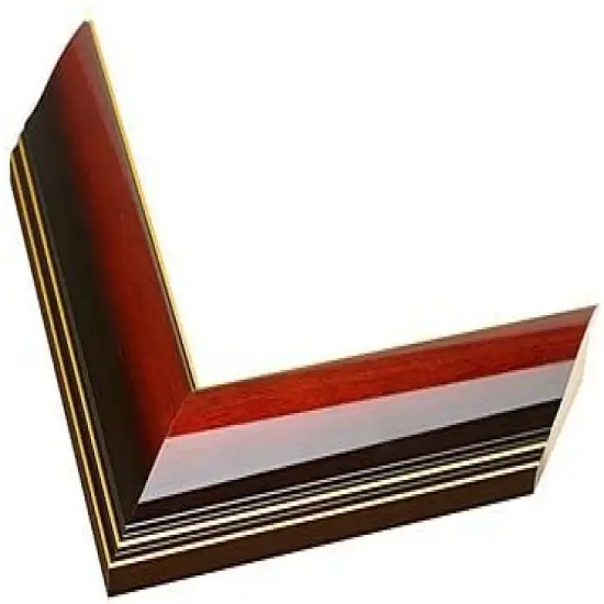 Glossy Cherry Mahogany with Gold Trim Diploma Frame (8.5 x 11) {2}