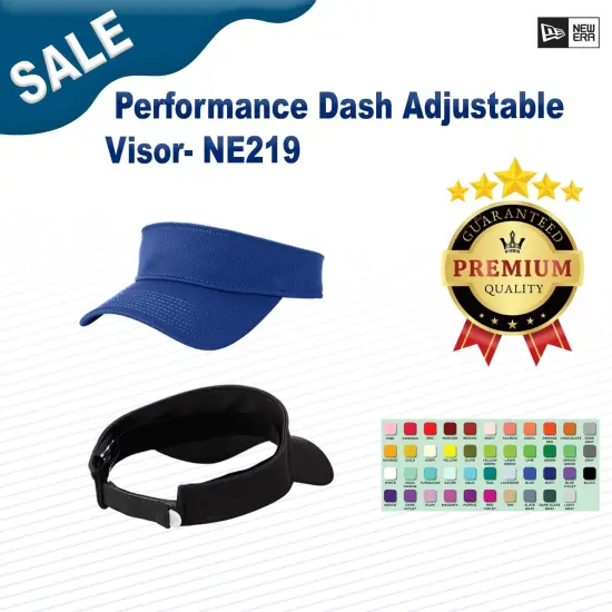 New Era&reg; Performance Dash Adjustable Visor Black {3}