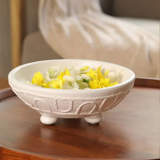 Home D&eacute;cor Organic Pattern Terracotta Bowl &ndash; Stylish & Rustic Accent for Any Space {3}