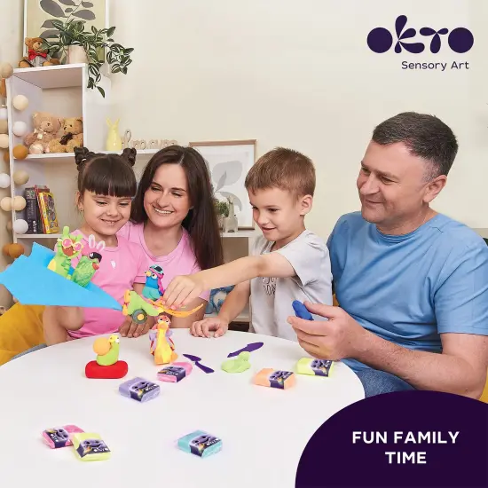 OKTO Air Clay Set for Creativity – 24 Colors {4}