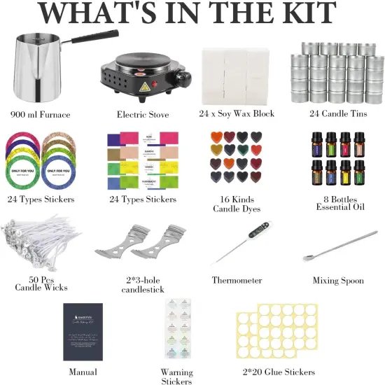 Candle Making Kit,Candle Making Kit with Wax Melter {2}