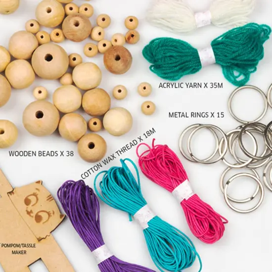 Keychain Dolls Craft Kit Unique DIY Activity Set {4}