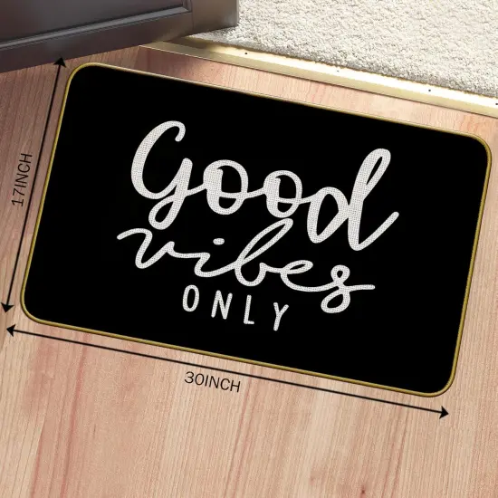 Funny Only Doormat Door Mat for Home Entrance, Inspirational Quotes Farmhouse Floor Mats for House Front Indoor Inside Outdoor Outside Entryway Rug 30 x 17 Welcome Mat {3}