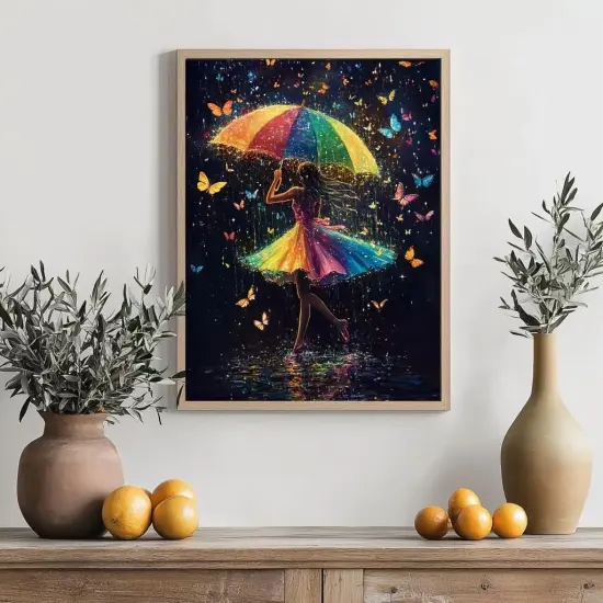 Diamond Art Kits for Adults Full Drill Round Diamond Painting Kits for Beginners Craft Kits for Home Wall Decor Gifts {2}