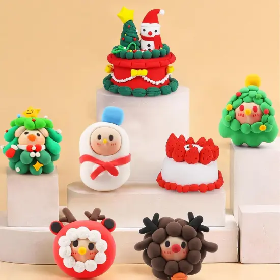 Modeling Clay Kit - 24 Colors Magic Air Dry Ultra Light Clay, Safe & Non-Toxic, Great Gift for Children {4}