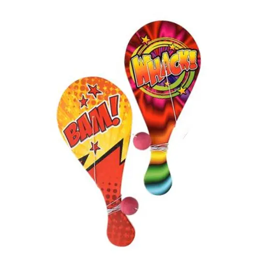 10 Inches Superhero Paddle Balls {5}
