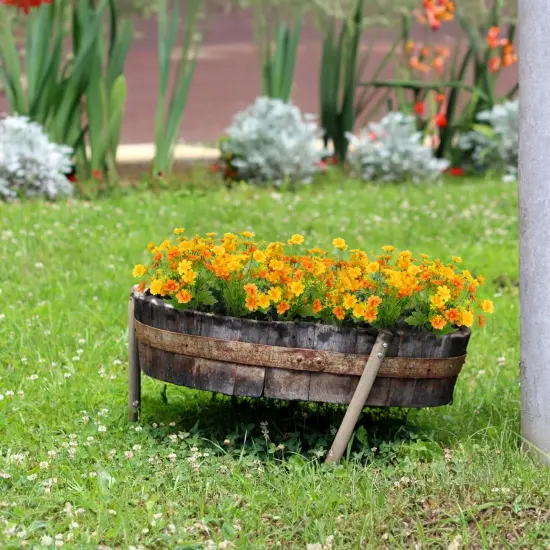 Artificial Daisy 8 Bundles Mums Flowers Outdoor Summer Bushes {2}